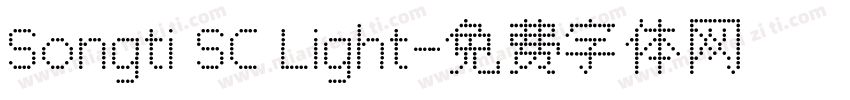 Songti SC Light字体转换